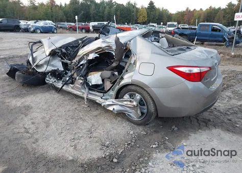 2015 Toyota Corolla Le from USA, damaged, VIN 2T1BURHEXFC289307